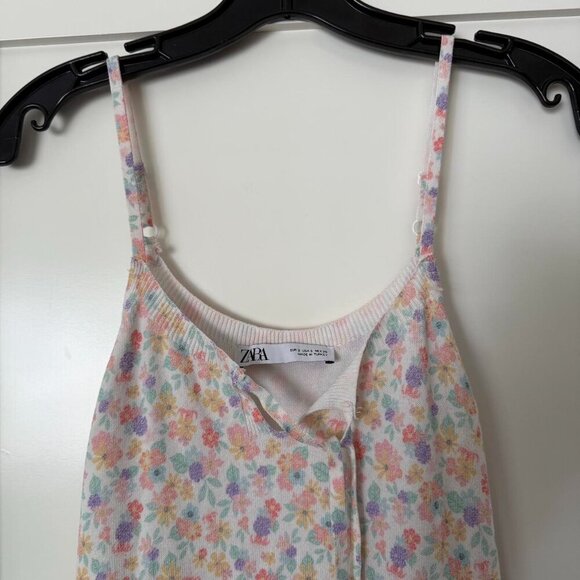 Zara Floral Print Knit Dress - Picture 5 of 5